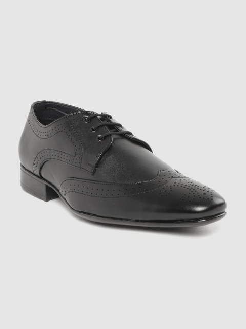 

San Frissco Men Black Solid Formal Brogues