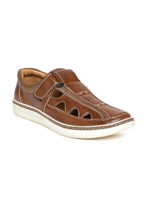 

San Frissco Men Brown Shoe-Style Sandals