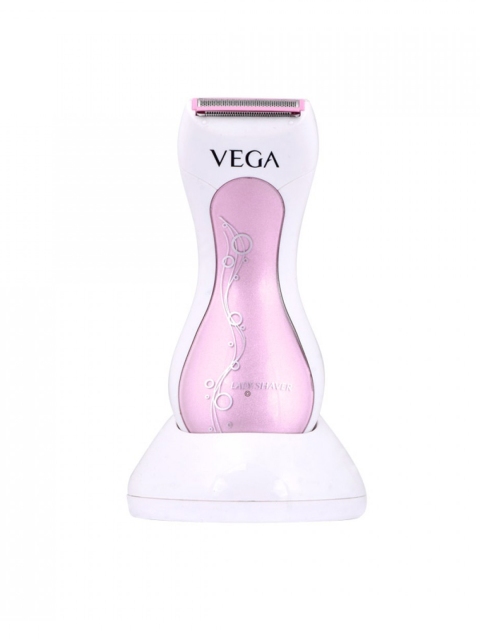 

VEGA Women White & Pink Rechargeable Silky Lady Shaver VHLS-01