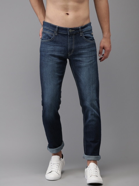 

Flying Machine Men Blue Slim Fit Mid-Rise Clean Look Stretchable Jeans