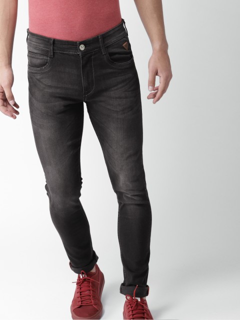 

Harvard Men Black Skinny Fit Mid-Rise Clean Look Stretchable Jeans