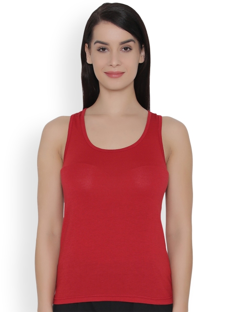 

Clovia Women Red Tank Top CM0008P09XL