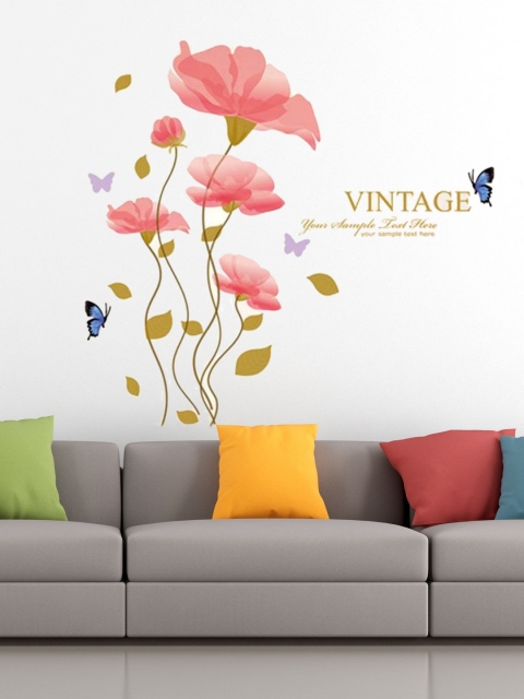 

Cortina Multicolour Floral Wall Sticker, Multi