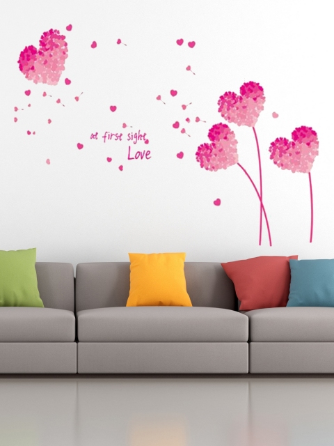 

Cortina Pink Abstract Wall Sticker