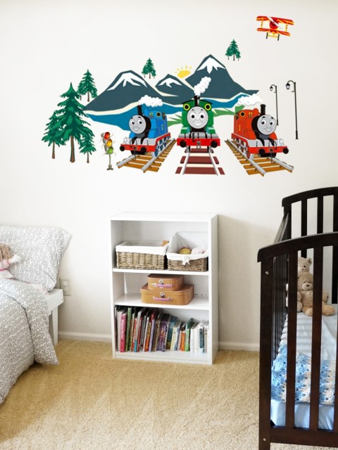 

Cortina Multicolour Cartoon Character Wall Sticker, Multi