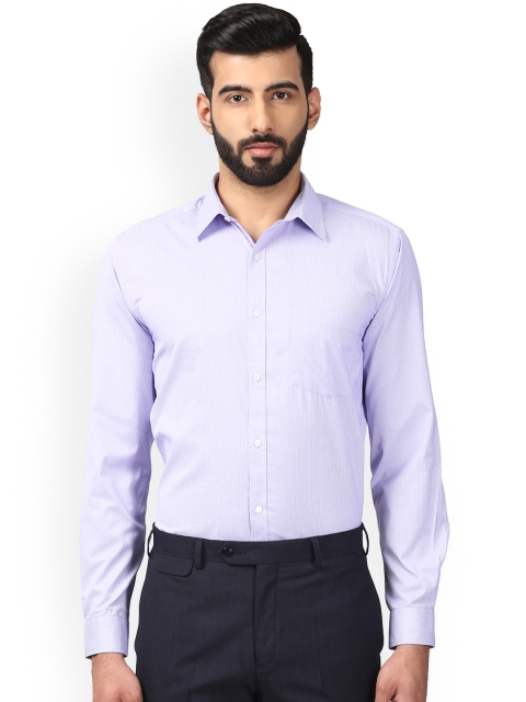 

Next Look Men Lavender Regular Fit Checked Formal Shirt