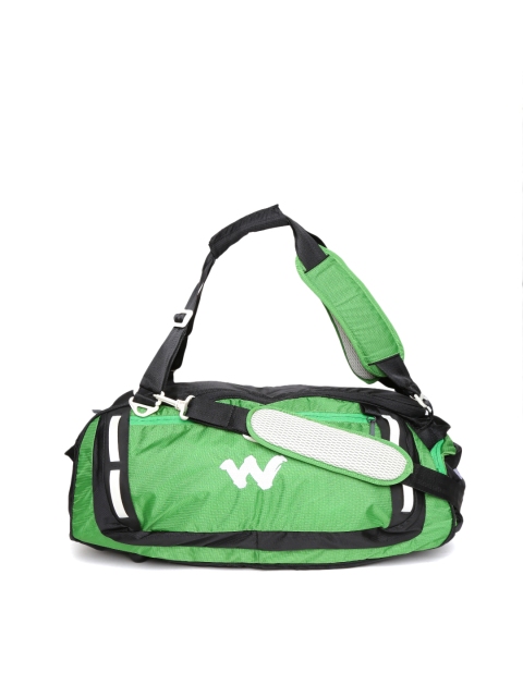 

Wildcraft Unisex Black & Green Duffle Bag