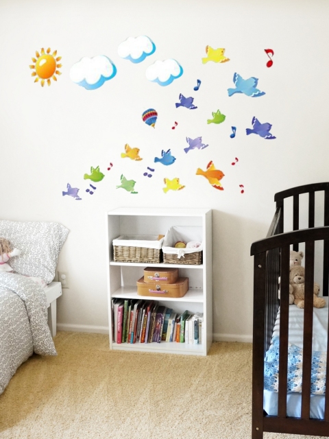

Cortina Multicoloured Wall Sticker, Multi