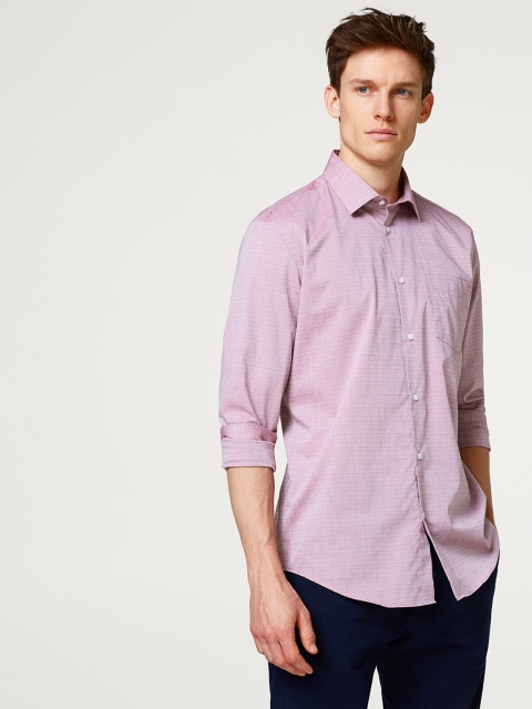 

ESPRIT Men Maroon Slim Fit Solid Formal Shirt