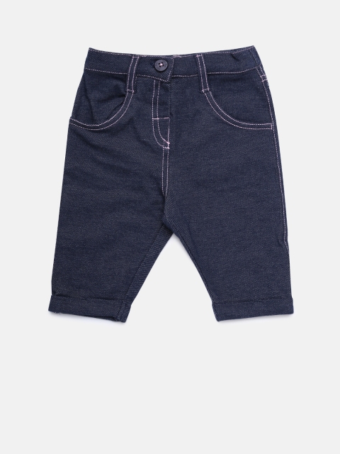 

MINI KLUB Girls Blue Solid Capris