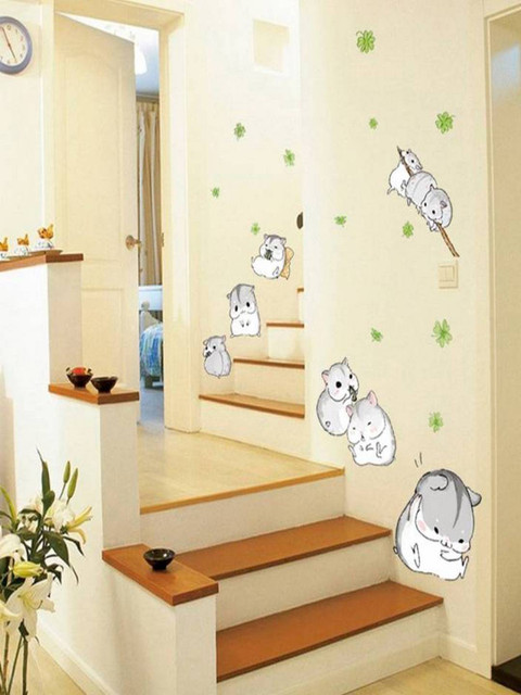 

Cortina Grey & White Wall Sticker