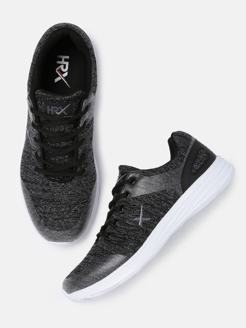 

HRX by Hrithik Roshan Men Black Knit Run 1.0 Running Shoes