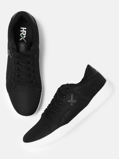 

HRX by Hrithik Roshan Men Black Fly Sneakers