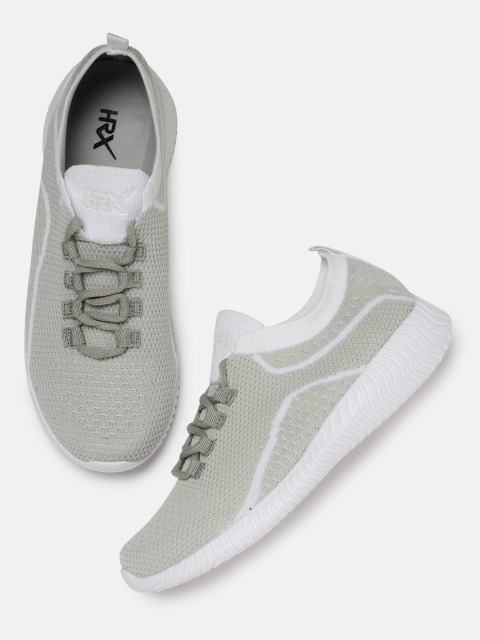 

HRX by Hrithik Roshan Women Grey Knit Run 1.0 Shoes