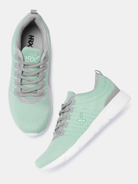 

HRX by Hrithik Roshan Women Green Knit Run 1.0 Shoes