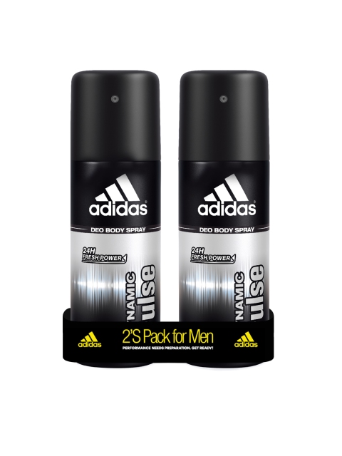 

ADIDAS Men Pack of 2 Dynamic Pulse Deodorant Spray 150 ml, Black