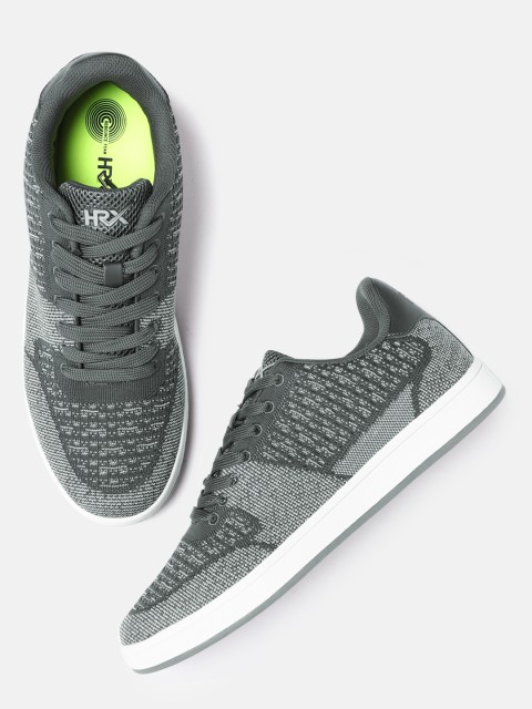 

HRX by Hrithik Roshan Men Grey Sneakers