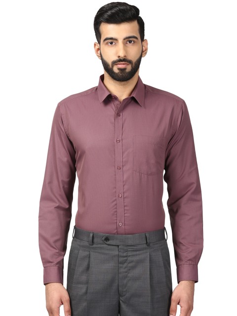 

Next Look Men Brown & Burgundy Regular Fit Printed Formal Shirt