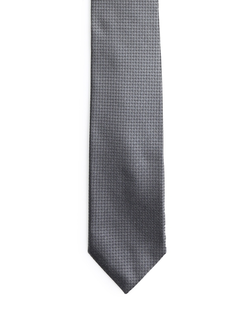 

Louis Philippe Grey Woven Design Skinny Tie