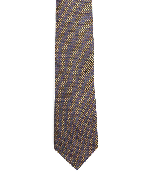 

Louis Philippe Brown Woven Design Skinny Tie