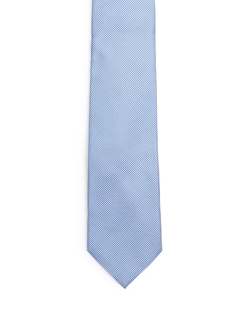 

Louis Philippe Blue Woven Design Skinny Tie