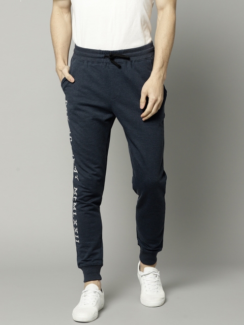 

French Connection Navy Solid Joggers, Navy blue