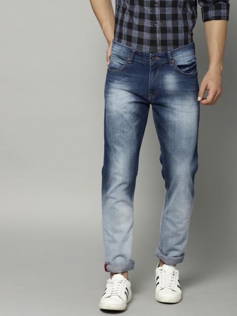 

French Connection Men Blue Slim Fit Mid-Rise Clean Look Stretchable Jeans