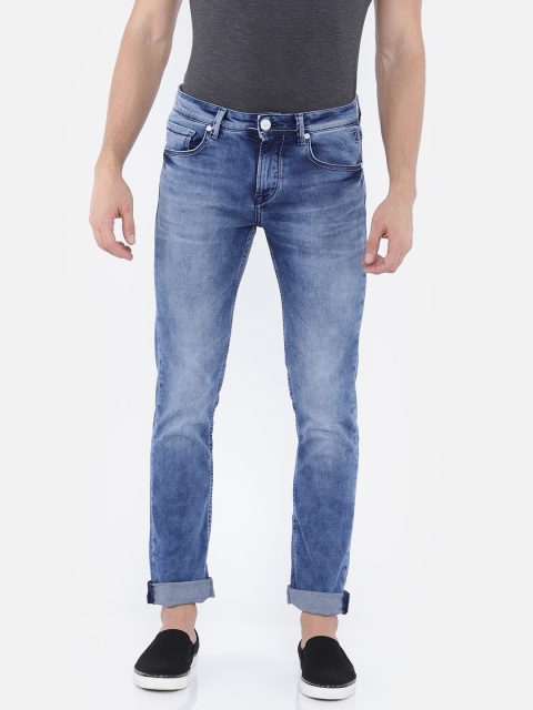 

Killer Men Blue Slim Narrow Fit Mid-Rise Clean Look Stretchable Jeans