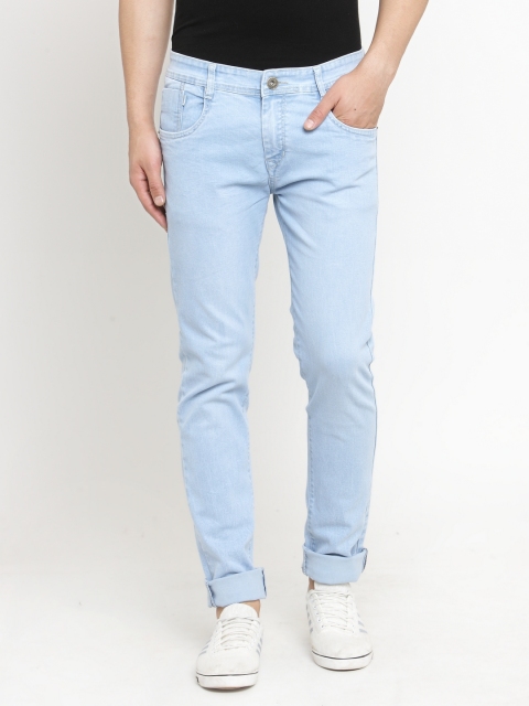 

Rodamo Men Blue Slim Fit Mid-Rise Clean Look Stretchable Jeans