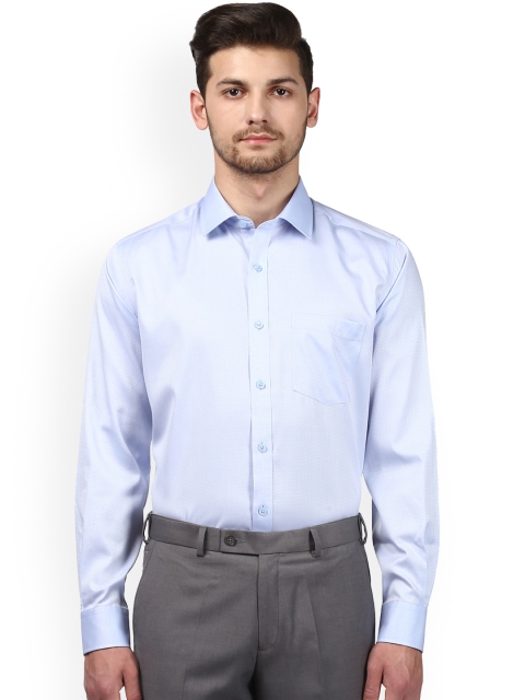 

Park Avenue Men Blue Regular Fit Solid Formal Shirt