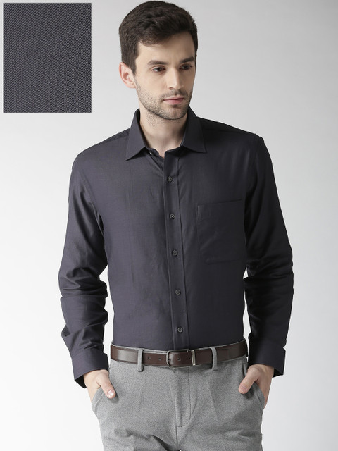 

Arrow Men Grey Premium Slim Fit Solid Formal Shirt