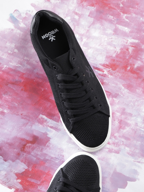 

WROGN Men Black Sneakers