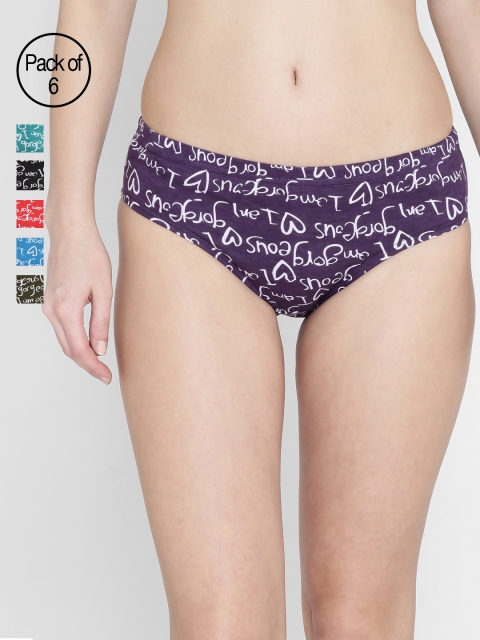 

Leading Lady Women Pack of 6 Assorted Basic Briefs gorgy