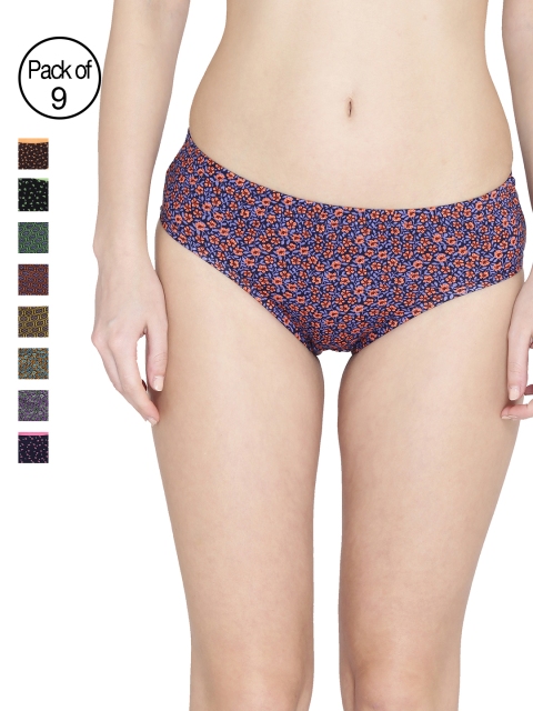 

Leading Lady Women Pack of 9 Assorted Basic Briefs maira