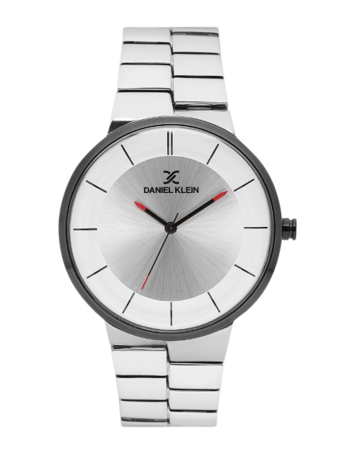 

Daniel Klein Fiord Men Silver-Toned & White Analogue Watch DK11742-2