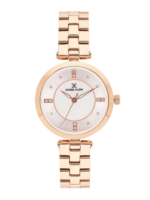 

Daniel Klein Premium Women Off-White & Silver-Toned Analogue Watch DK11679-2