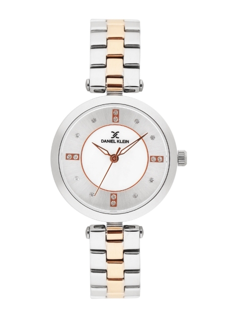 

Daniel Klein Women Off-White & Silver-Toned Analogue Watch