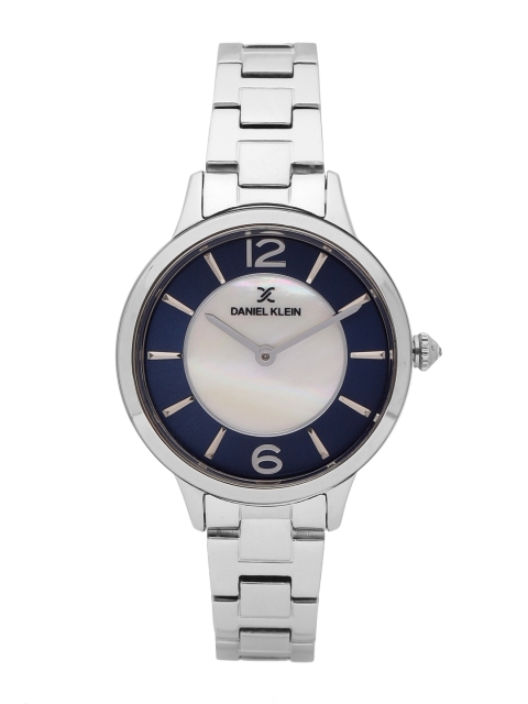 

Daniel Klein Premium Women Off-White & Navy Blue Analogue Watch DK11776-7