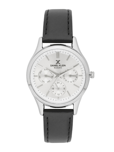 

Daniel Klein Exclusive Women Silver-Toned Multifunction Watch DK11773-1