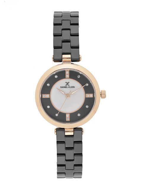 

Daniel Klein Women White & Charcoal Grey Analogue Watch DK11679-5