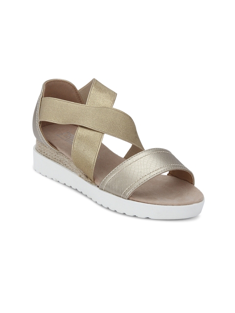 

Truffle Collection Women Gold-Toned Solid Heels