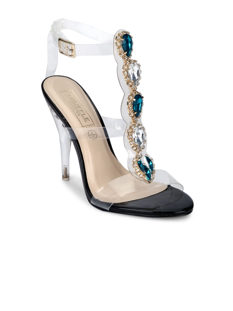 

Truffle Collection Women Black Solid Gladiators
