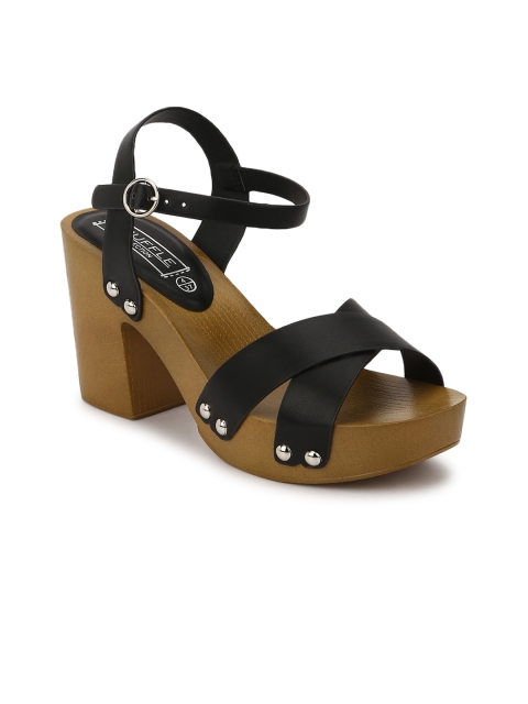 

Truffle Collection Women Black Solid Heels