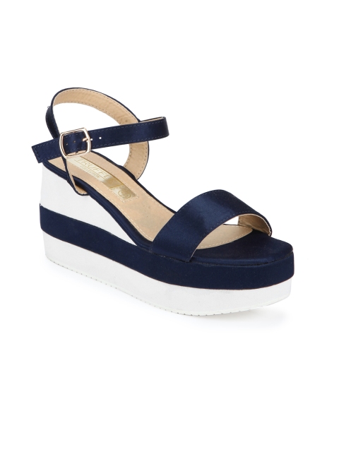 

Truffle Collection Women Navy Blue Solid Heels