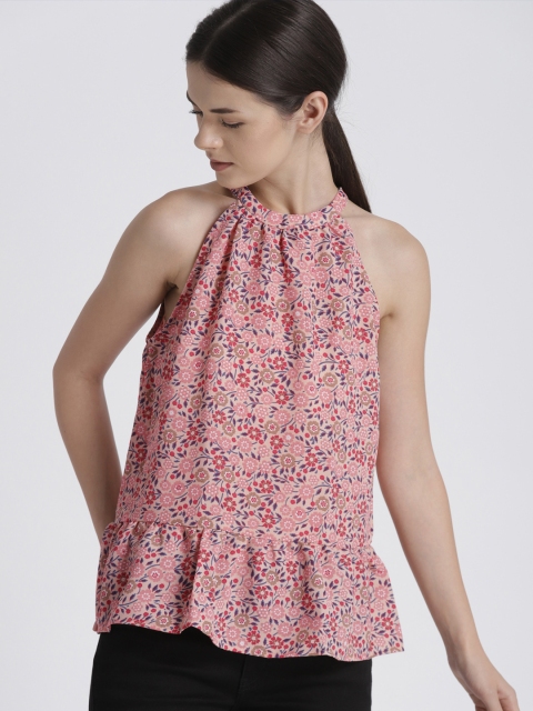 

Chemistry Women Pink Printed Top
