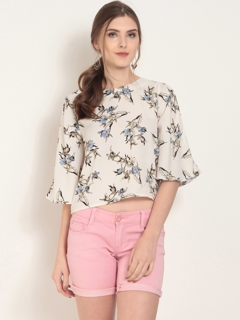 

RARE Women White Printed Top
