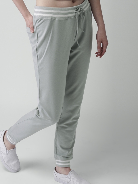 

Harvard Women Solid Grey Joggers