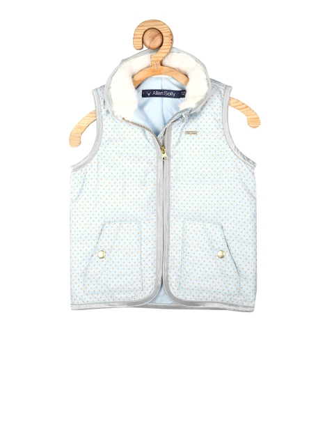 

Allen Solly Junior Girls Blue Polka Dot Print Tailored Jacket