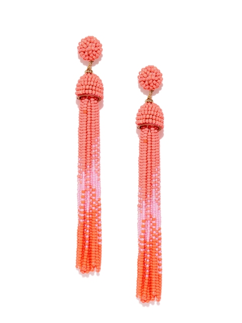 

Accessorize Orange & Pink Classic Tassle Earrings