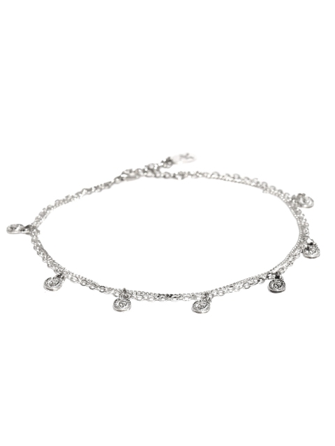 

Accessorize Silver-Toned Single Anklet